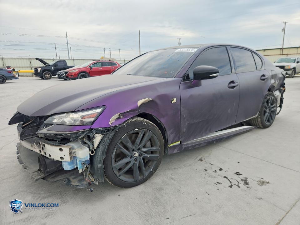 2016 LEXUS GS 350 F SPORT – Lot 52378826 auction photo
