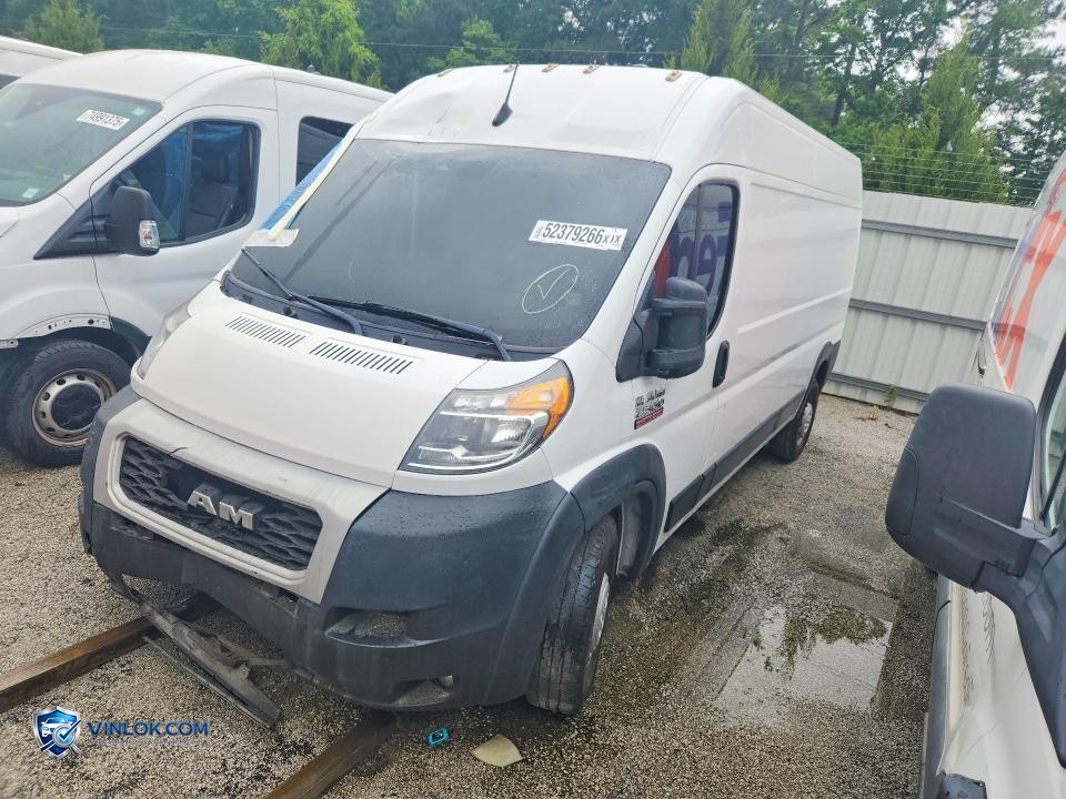 2022 RAM PROMASTER 2500 DELIVERY VAN – Lot 52379266 auction photo