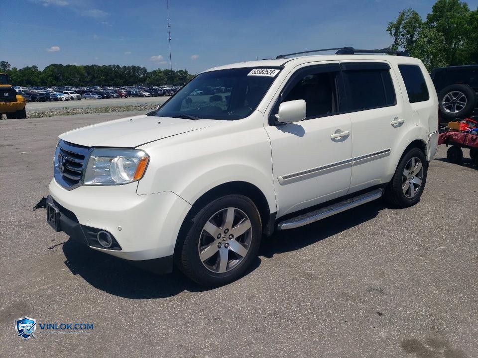 2012 HONDA PILOT TOURING – Lot 52382526 auction photo