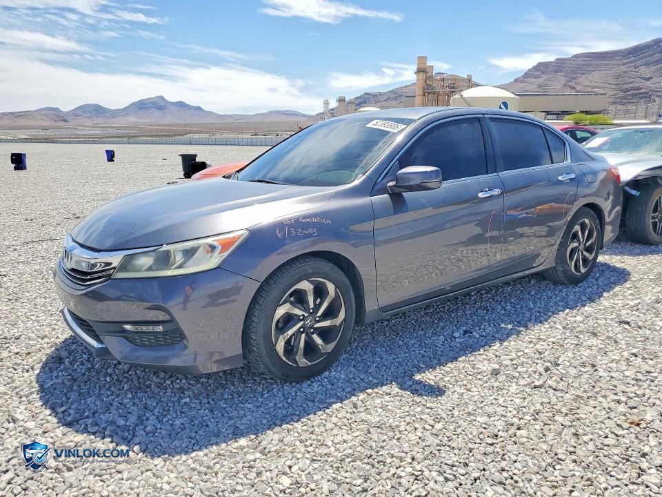 2017 HONDA ACCORD EXL – Lot 52393886 auction photo