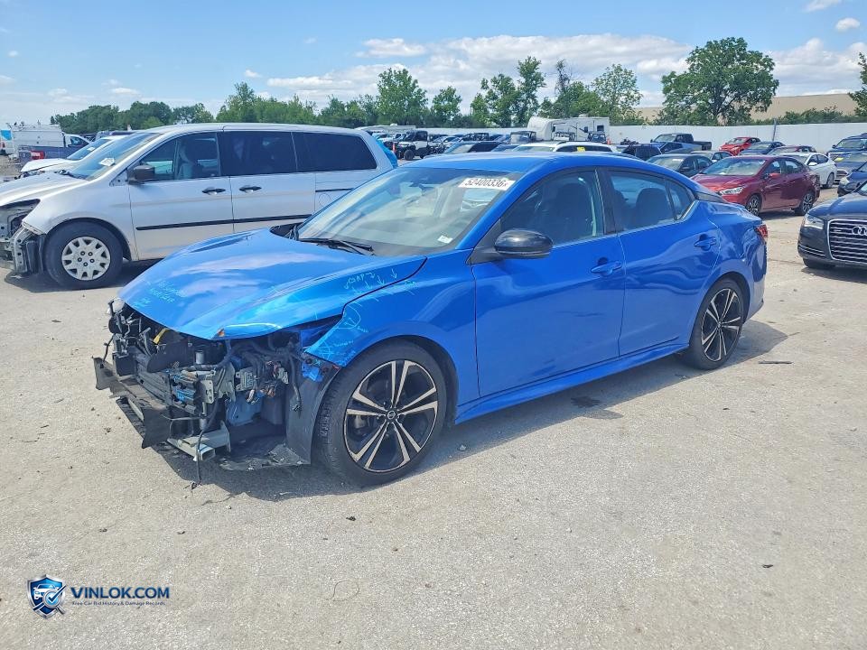 2022 NISSAN SENTRA SR – Lot 52400336 auction photo