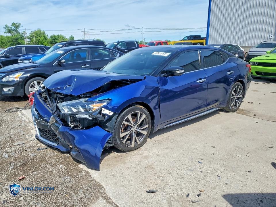 2017 NISSAN MAXIMA PLATINUM – Lot 52417436 auction photo