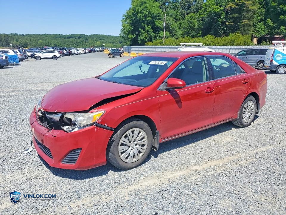 2013 TOYOTA CAMRY LE – Lot 52429316 auction photo
