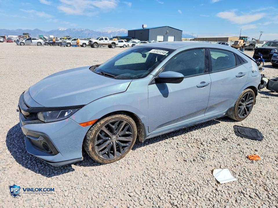 2021 HONDA CIVIC SPORT – Lot 52431346 auction photo
