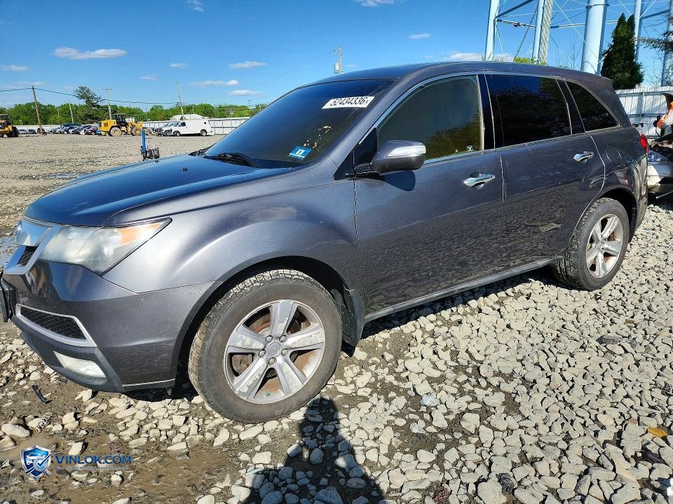 2012 ACURA MDX TECHNOLOGY – Lot 52434336 auction photo