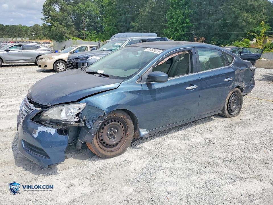 2014 NISSAN SENTRA S – Lot 52447926 auction photo