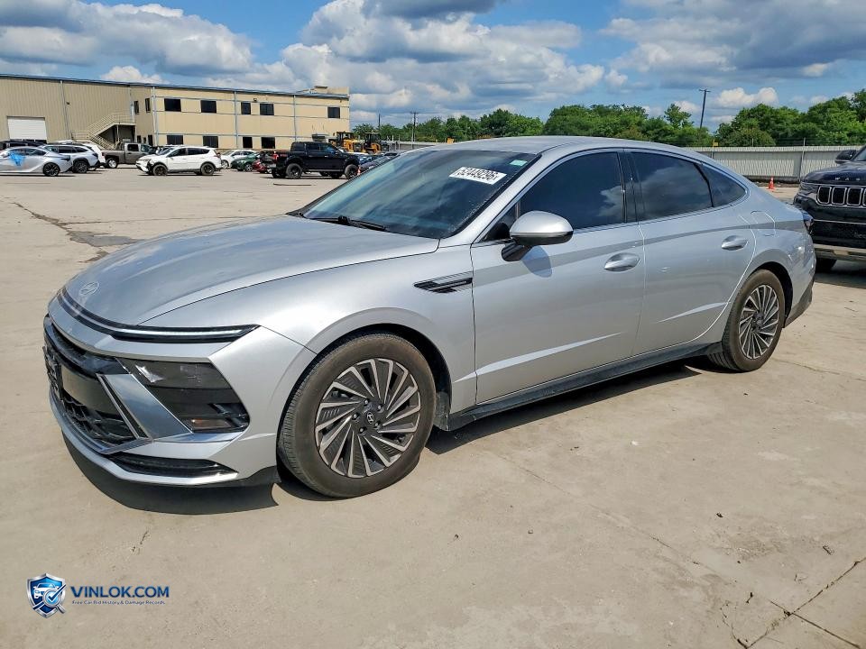 2024 HYUNDAI SONATA HYBRID SEL – Lot 52449296 auction photo
