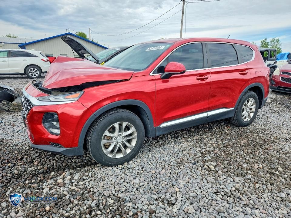 2019 HYUNDAI SANTA FE SE – Lot 52451906 auction photo
