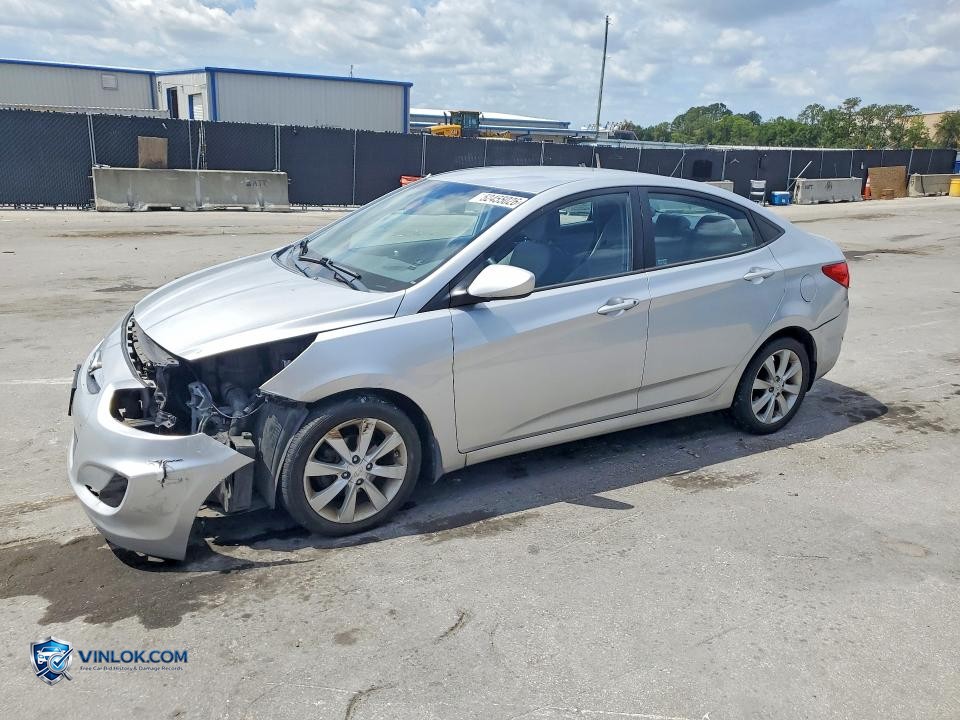 2013 HYUNDAI ACCENT GLS – Lot 52455026 auction photo