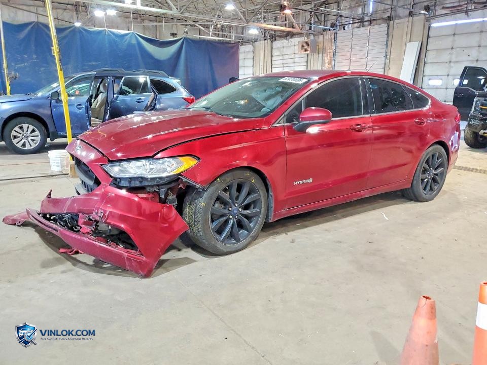 2018 FORD FUSION SE HYBRID – Lot 52470006 auction photo