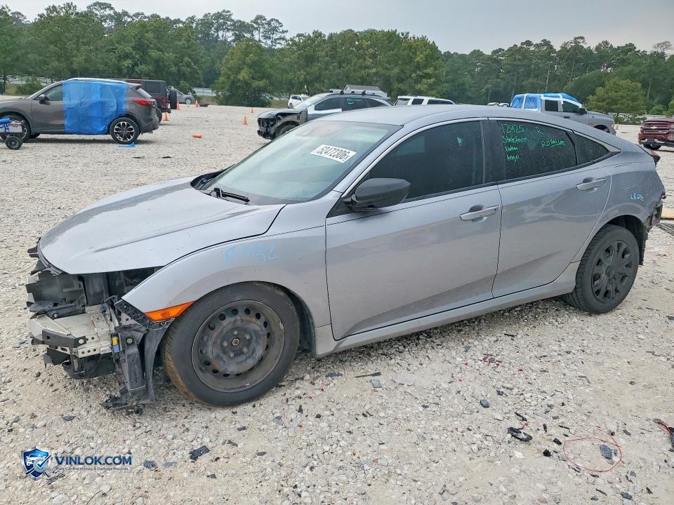 2019 HONDA CIVIC LX – Lot 52472306 auction photo