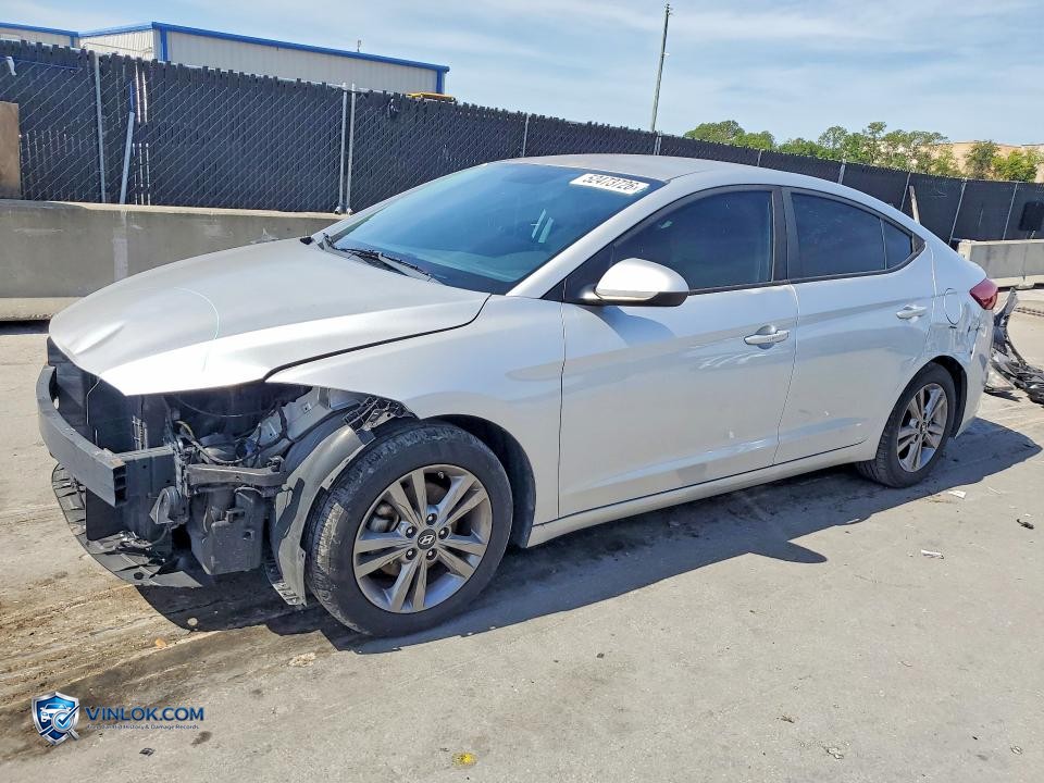 2018 HYUNDAI ELANTRA SEL – Lot 52473726 auction photo