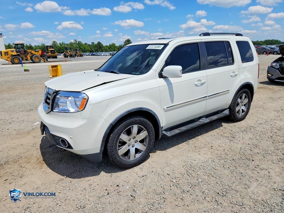 2015 HONDA PILOT TOURING – Lot 52476366 auction photo