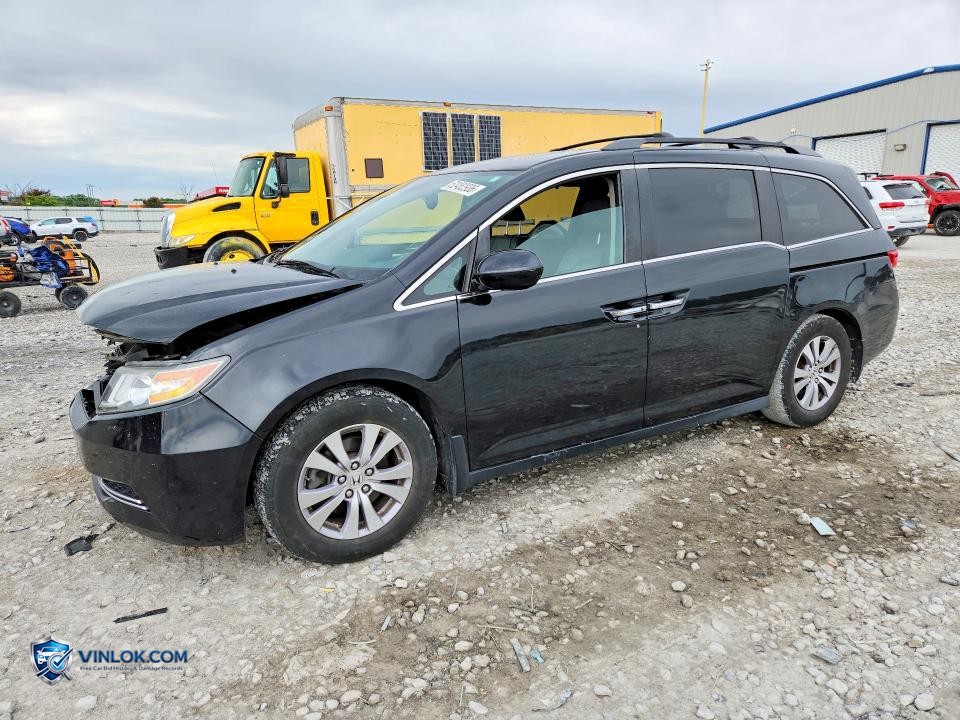 2016 HONDA ODYSSEY EXL – Lot 52482936 auction photo