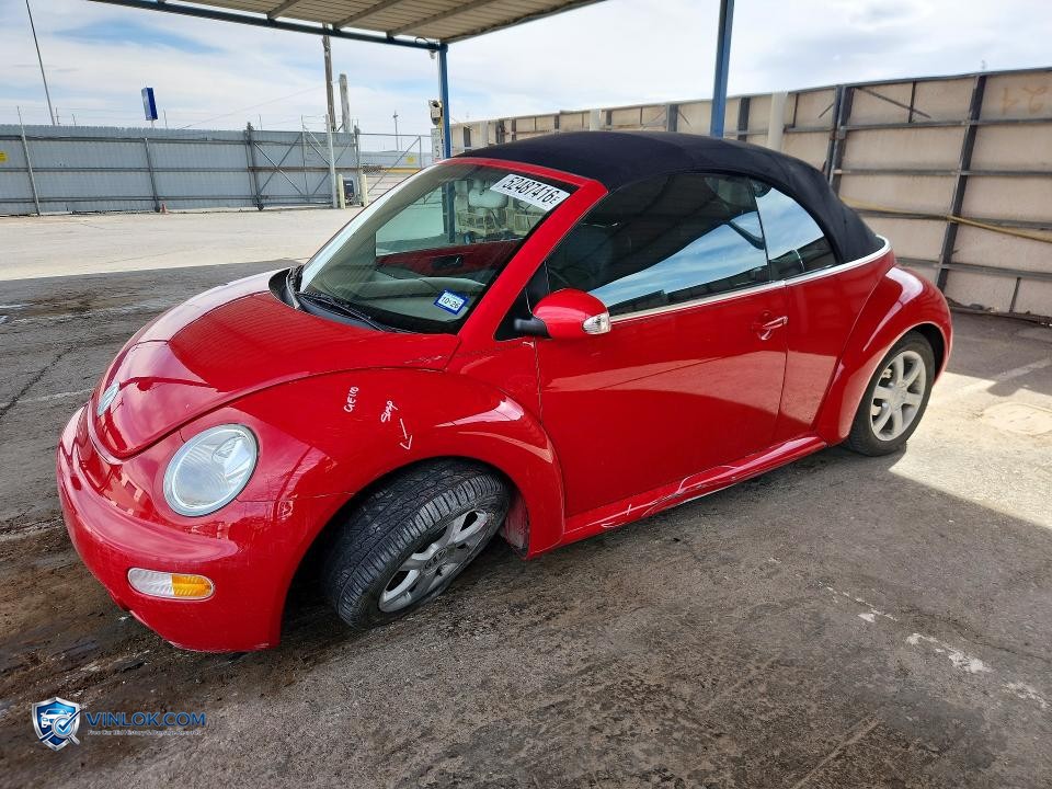 2005 VOLKSWAGEN NEW BEETLE GLS – Lot 52487416 auction photo
