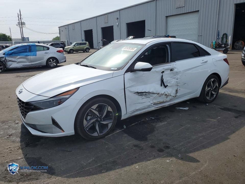 2023 HYUNDAI ELANTRA LIMITED – Lot 52509786 auction photo