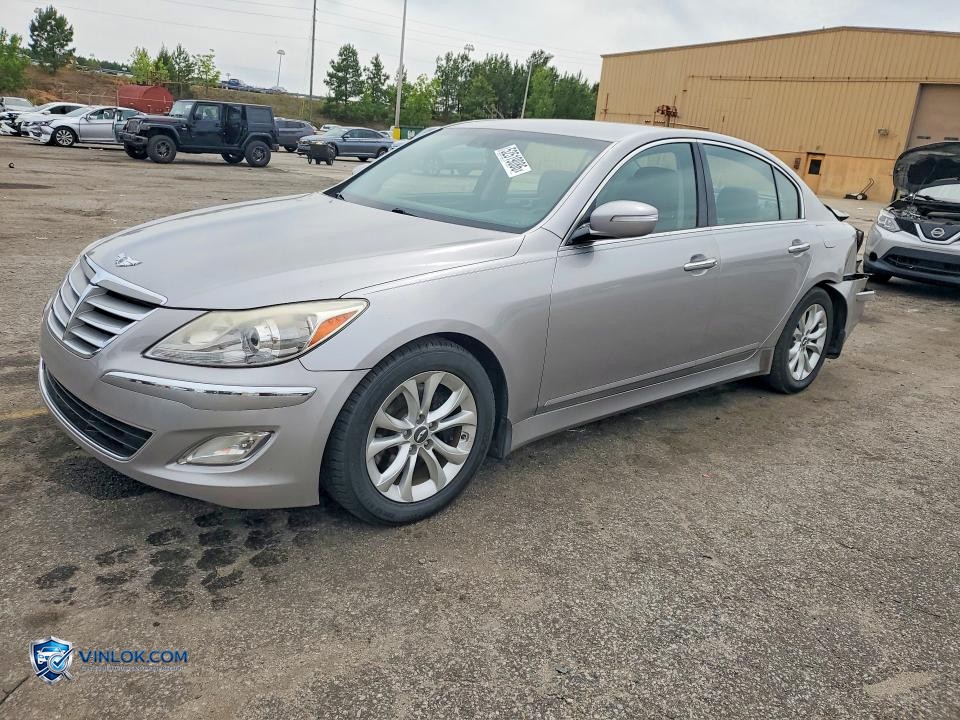 2013 HYUNDAI GENESIS 3.8L – Lot 52519086 auction photo