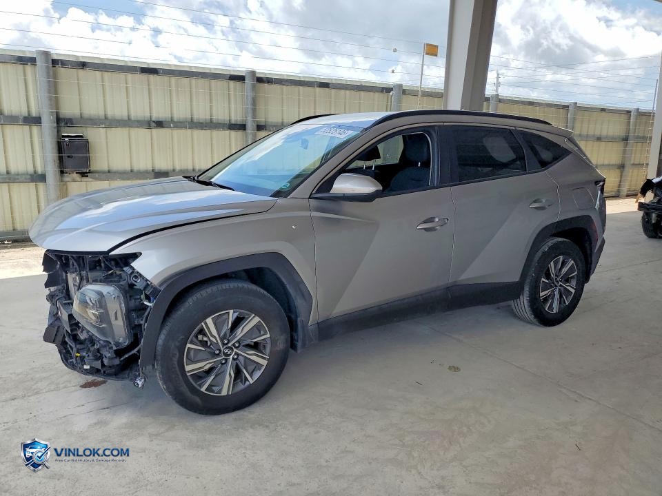 2024 HYUNDAI TUCSON BLUE – Lot 52525146 auction photo