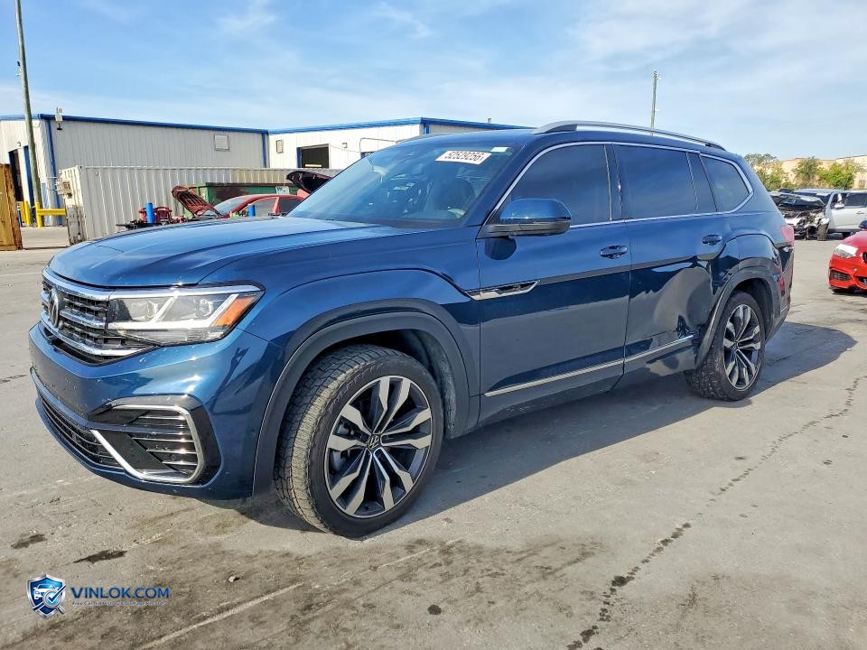 2022 VOLKSWAGEN ATLAS SEL PREMIUM R-LINE – Lot 52529256 auction photo