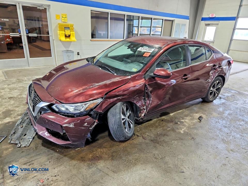 2022 NISSAN SENTRA SV – Lot 52534386 auction photo