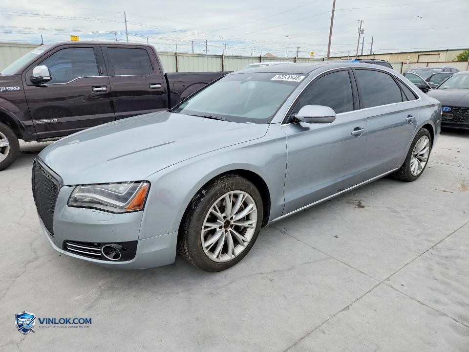 2012 AUDI A8 L QUATTRO – Lot 52540846 auction photo