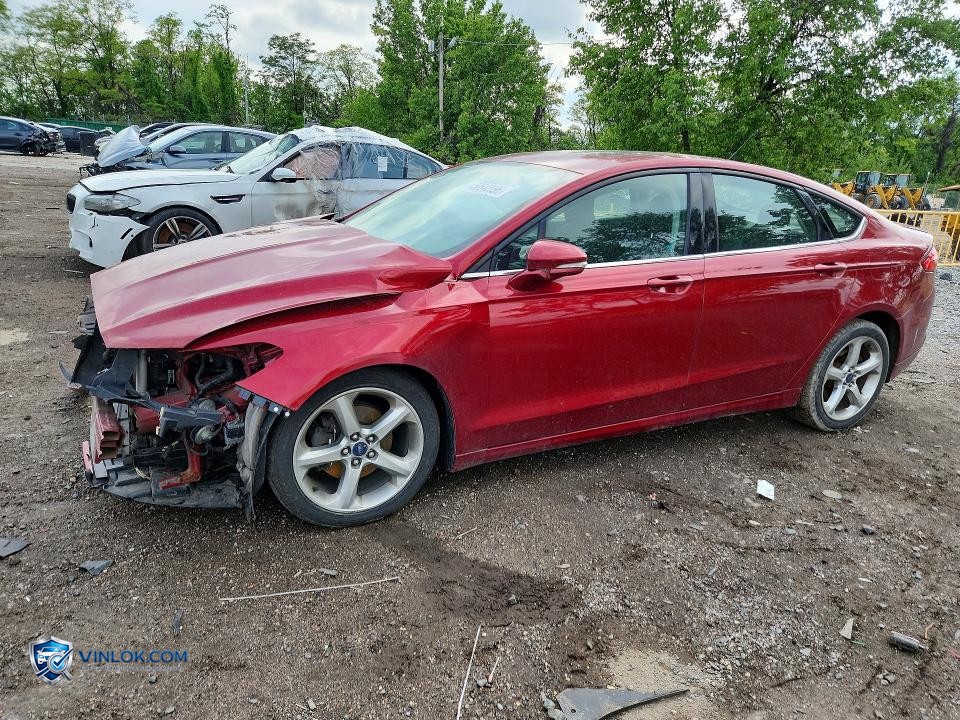 2016 FORD FUSION SE – Lot 52542096 auction photo