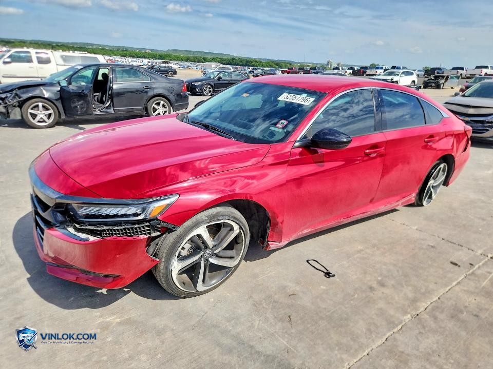 2021 HONDA ACCORD SPORT SE – Lot 52551796 auction photo