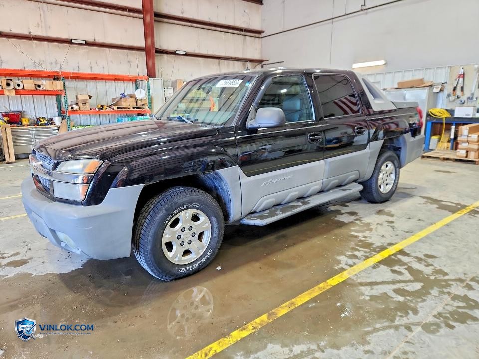 2002 CHEVROLET AVALANCHE K1500 – Lot 52551856 auction photo