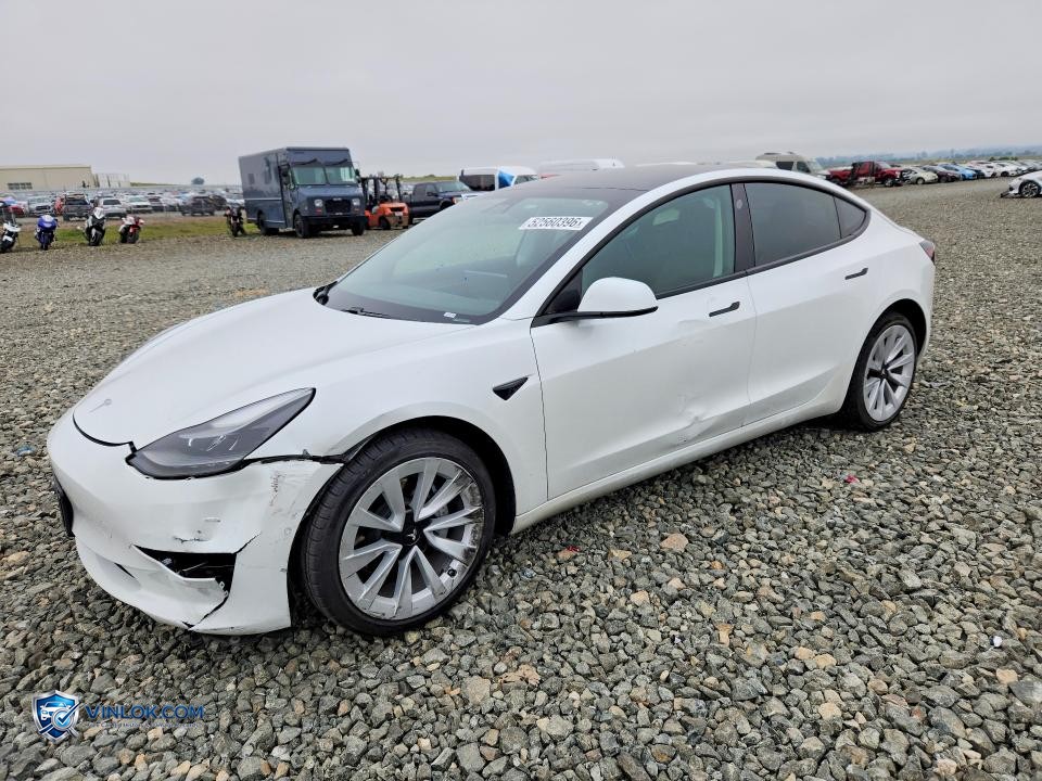 2021 TESLA MODEL 3 – Lot 52560396 auction photo