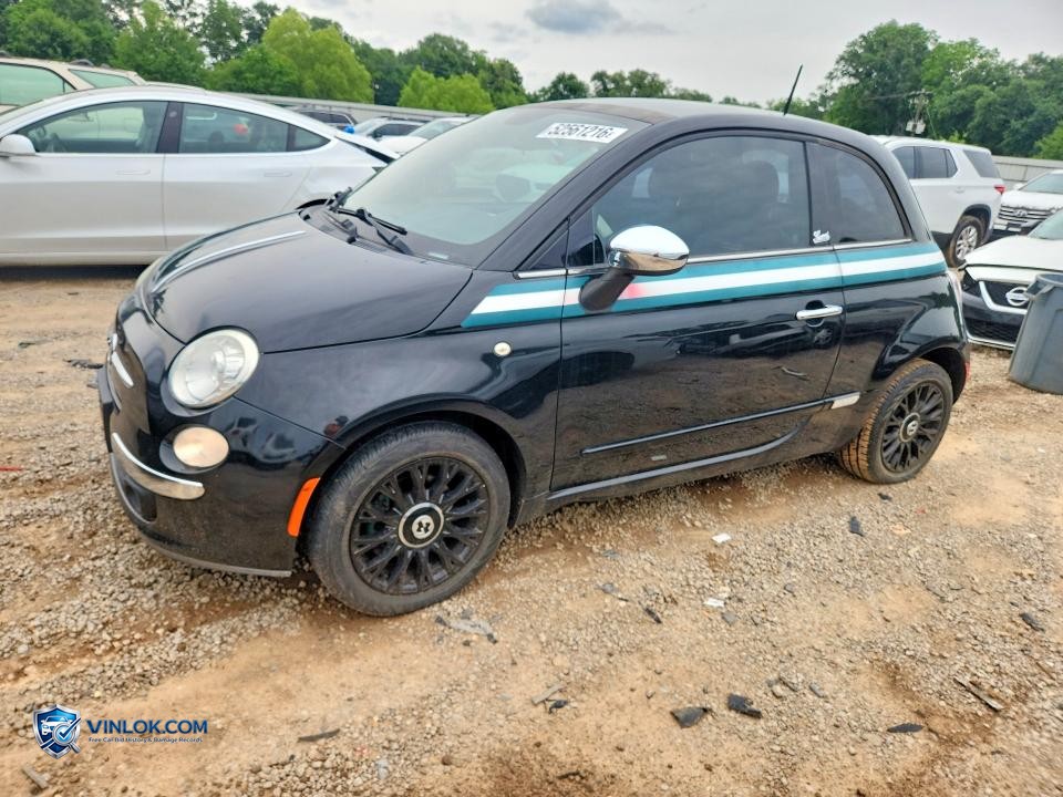 2012 FIAT 500 LOUNGE – Lot 52561216 auction photo