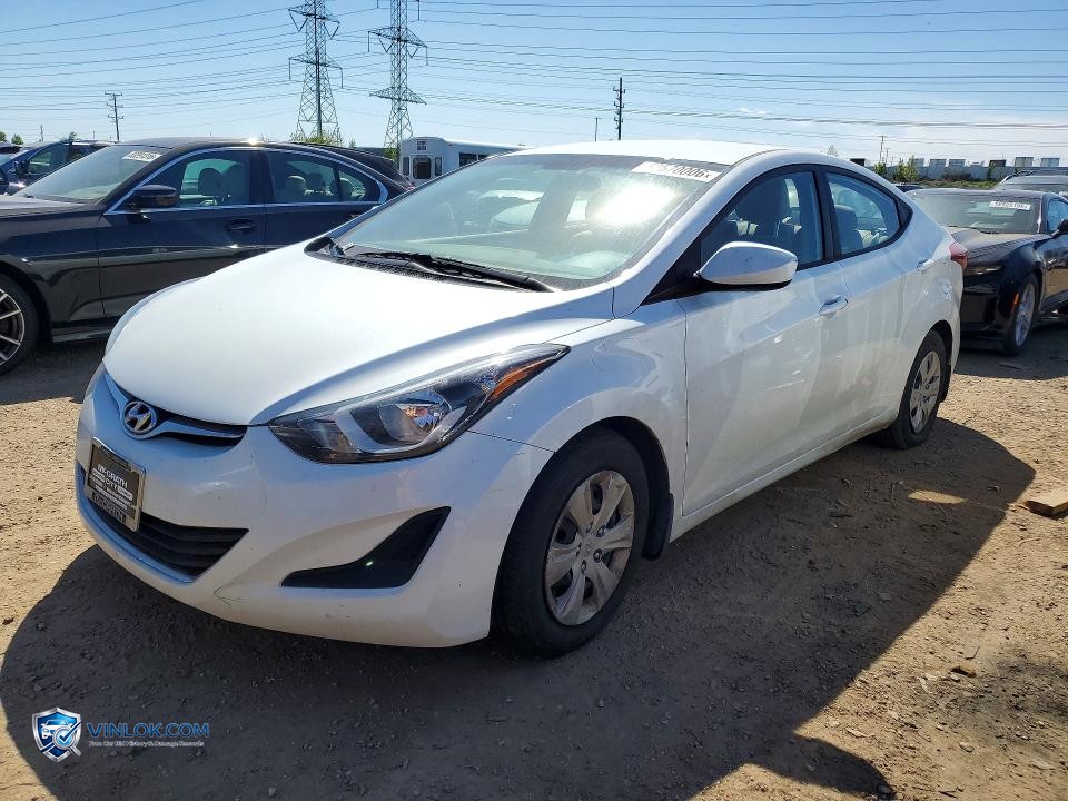 2016 HYUNDAI ELANTRA SE – Lot 52570006 auction photo
