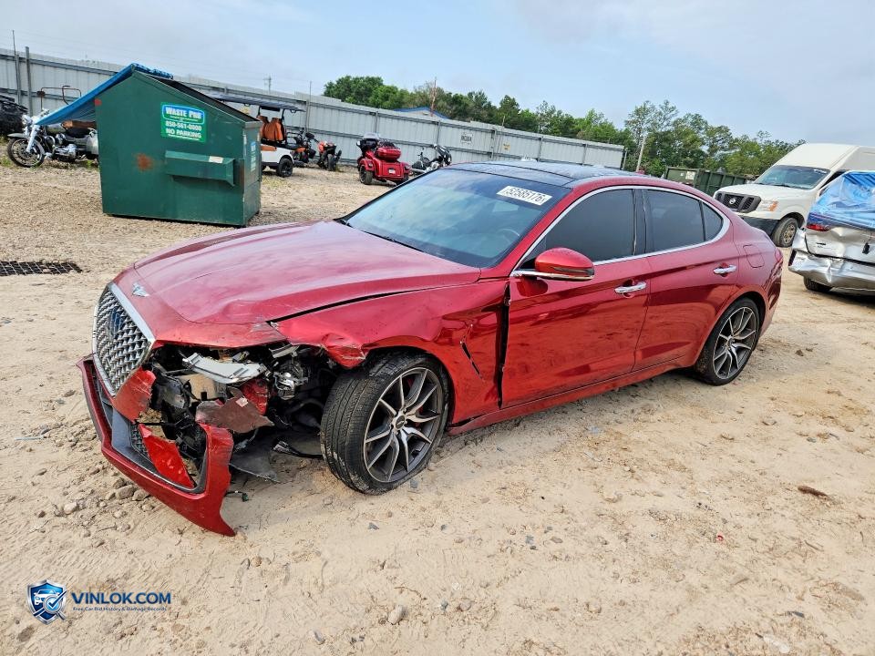 2020 GENESIS G70 ELITE – Lot 52585176 auction photo