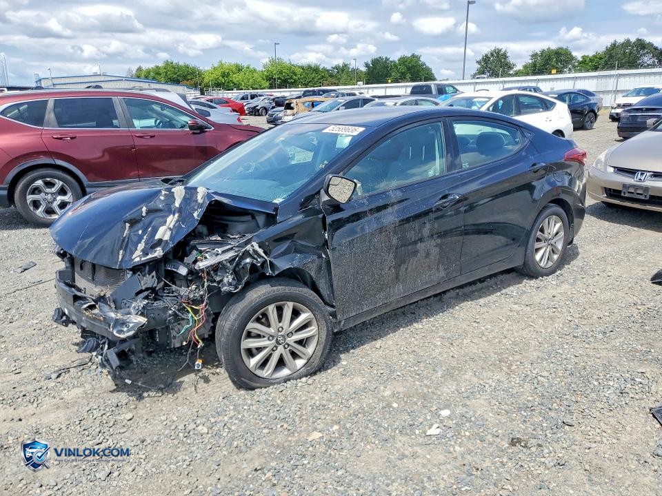 2016 HYUNDAI ELANTRA SE – Lot 52589636 auction photo