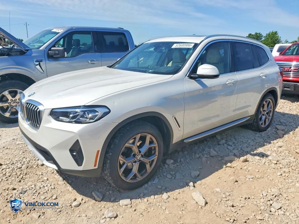 2022 BMW X3 XDRIVE30I – Lot 52600986 auction photo