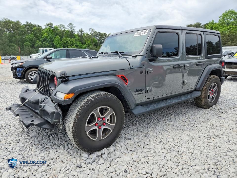2022 JEEP WRANGLER UNLIMITED SPORT – Lot 52602796 auction photo