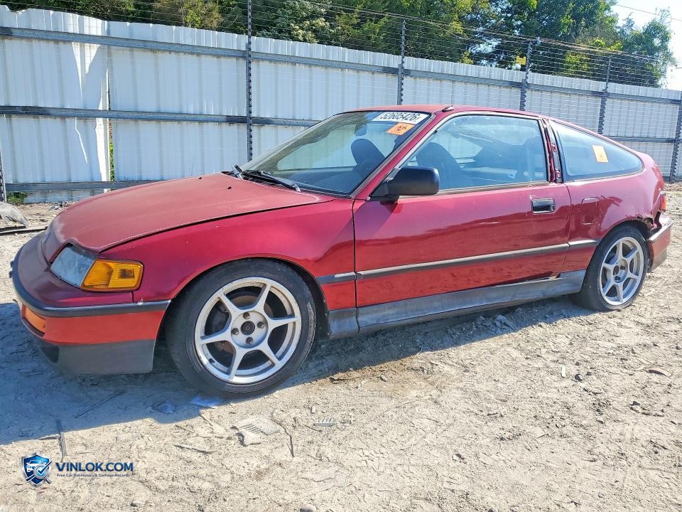 1990 HONDA CIVIC LX – Lot 52605426 auction photo