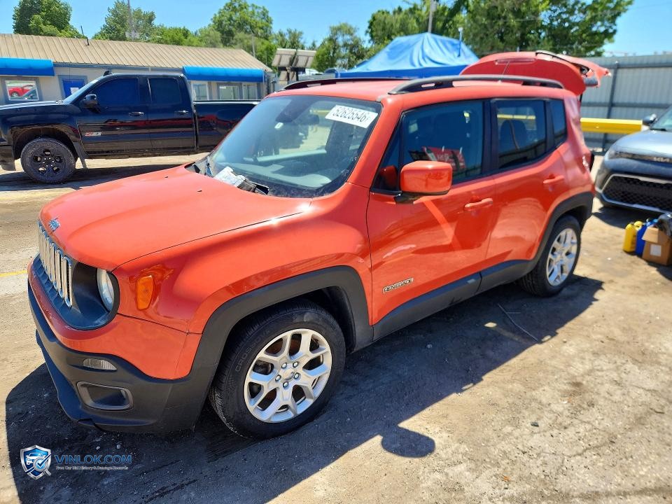 2016 JEEP RENEGADE LATITUDE – Lot 52625546 auction photo