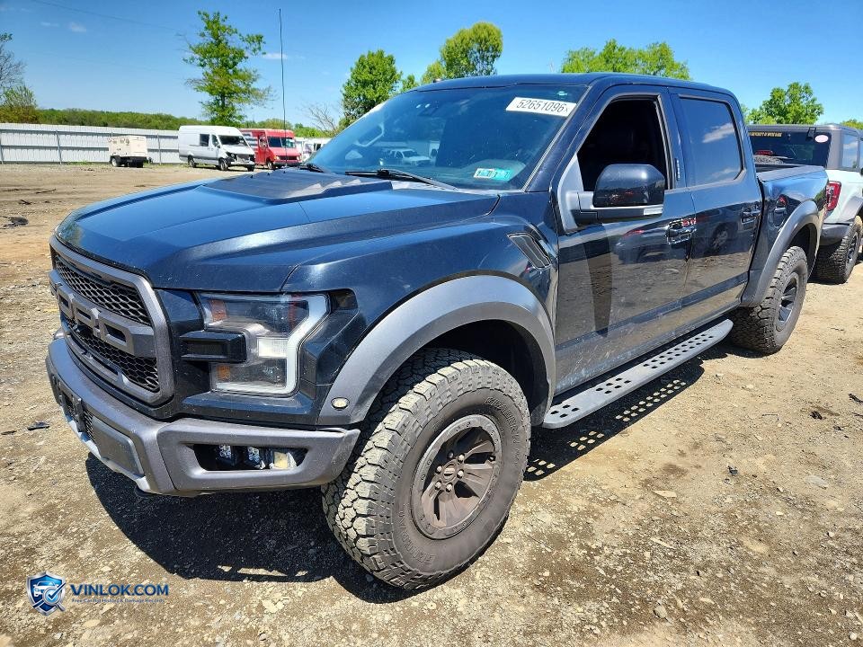 2018 FORD F150 RAPTOR – Lot 52651096 auction photo