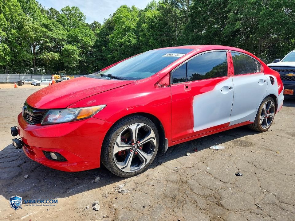 2012 HONDA CIVIC – Lot 52664566 auction photo