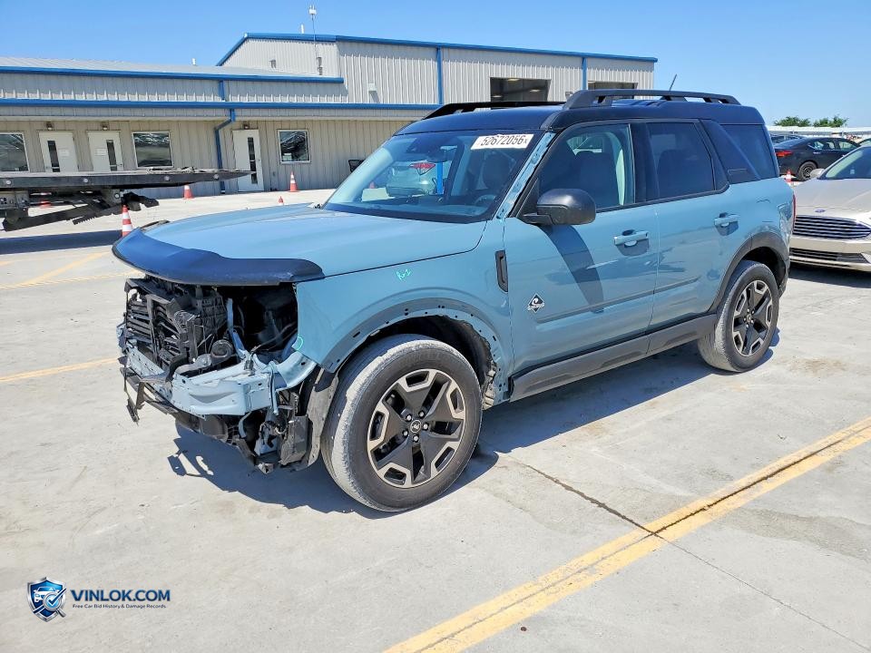 2023 FORD BRONCO SPORT OUTER BANKS – Lot 52672056 auction photo