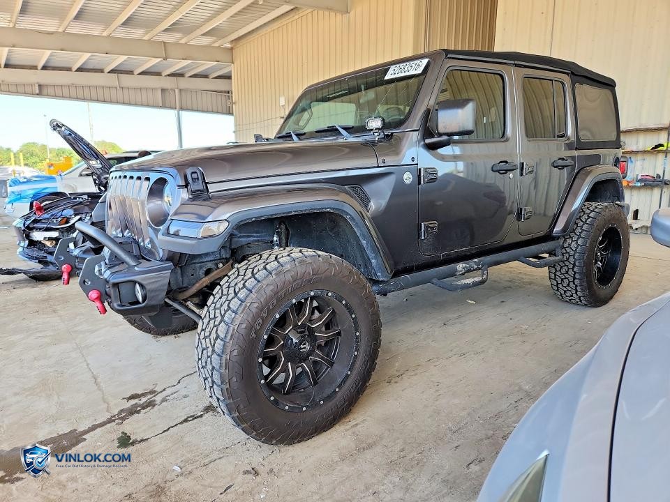 2018 JEEP WRANGLER UNLIMITED SPORT – Lot 52683516 auction photo