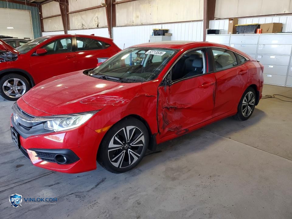 2016 HONDA CIVIC EXL – Lot 52713536 auction photo
