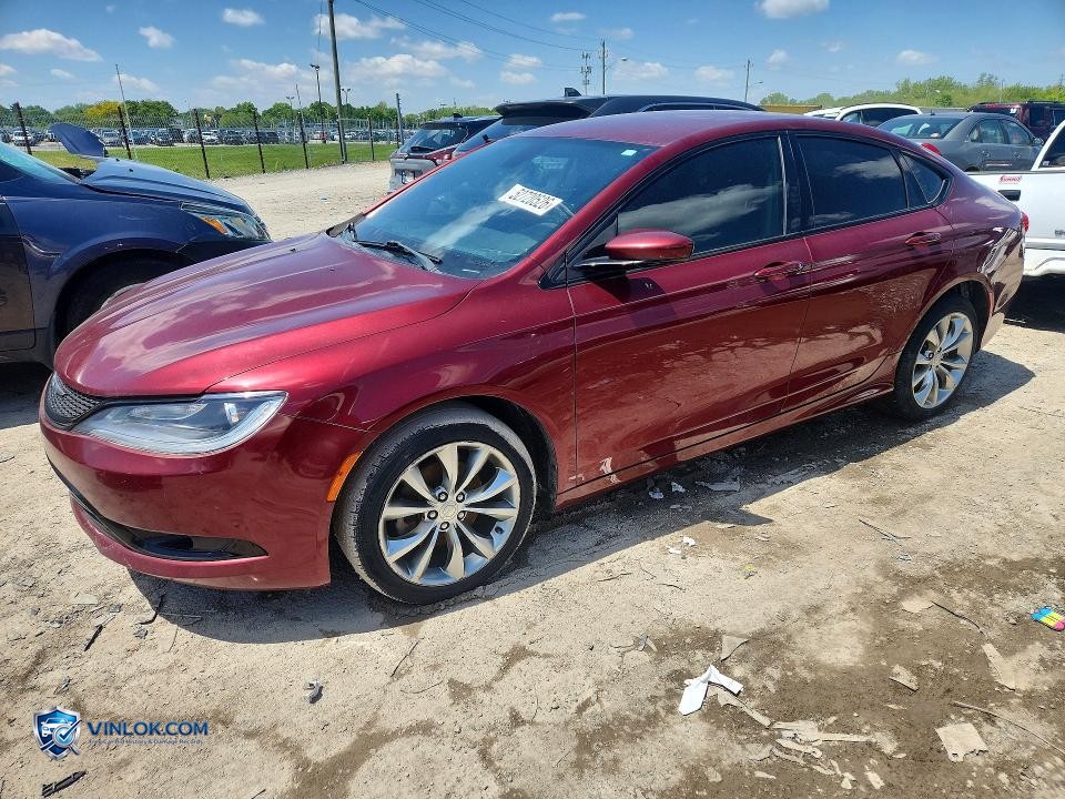 2015 CHRYSLER 200 S – Lot 52720526 auction photo