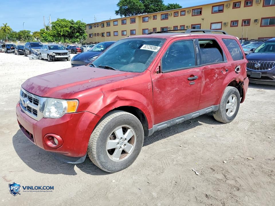 2012 FORD ESCAPE XLT – Lot 52729206 auction photo