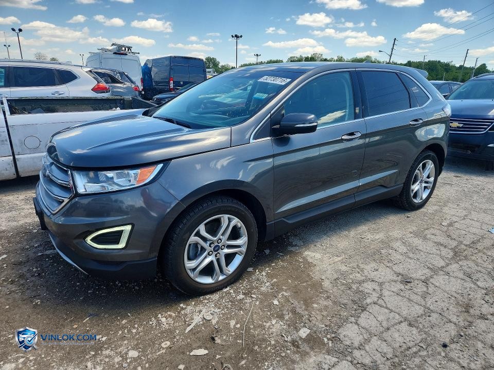 2018 FORD EDGE TITANIUM – Lot 52730716 auction photo