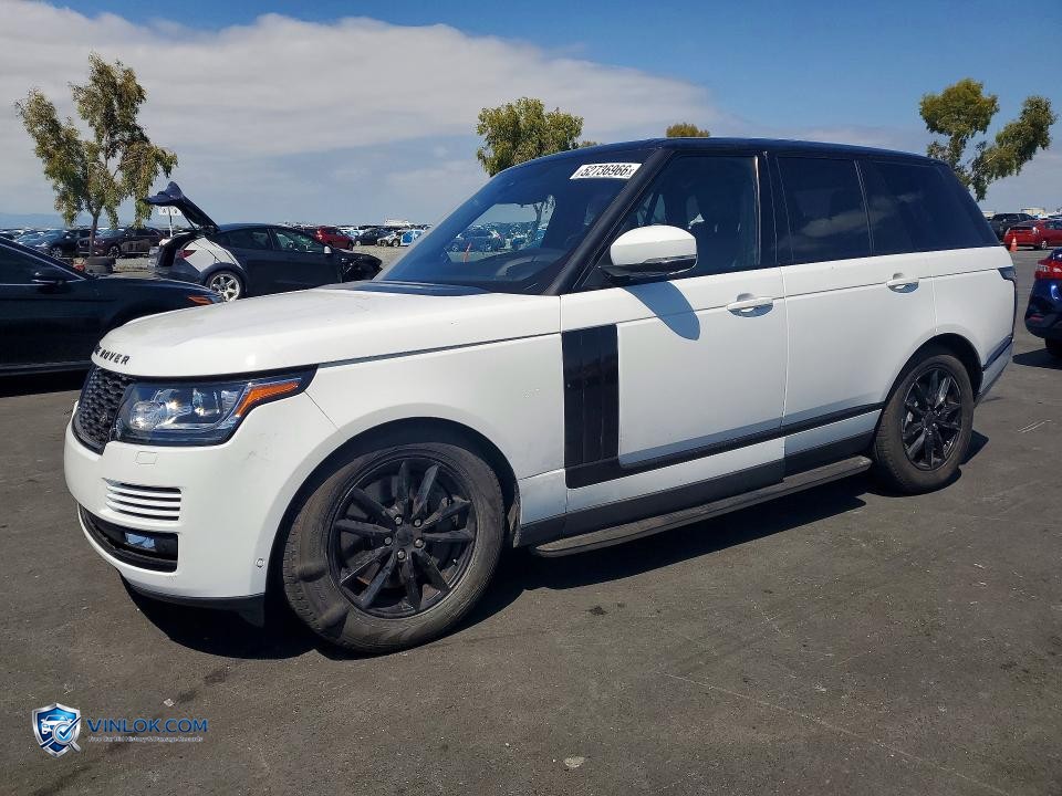 2016 LAND ROVER RANGE ROVER HSE – Lot 52736966 auction photo
