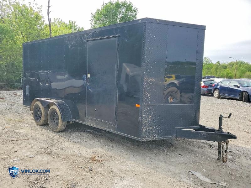 2025 ROCK SOLID CARGO 7X16TA ENCLOSED CARGO TRAILE – Lot 52738716 auction photo
