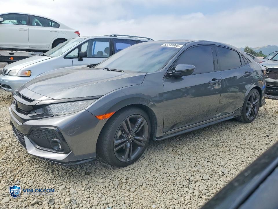 2018 HONDA CIVIC SPORT TOURING – Lot 52738906 auction photo