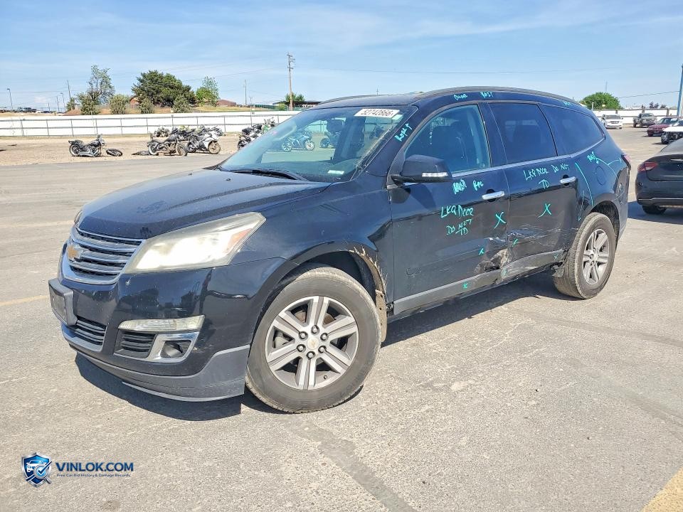 2016 CHEVROLET TRAVERSE LT – Lot 52742866 auction photo