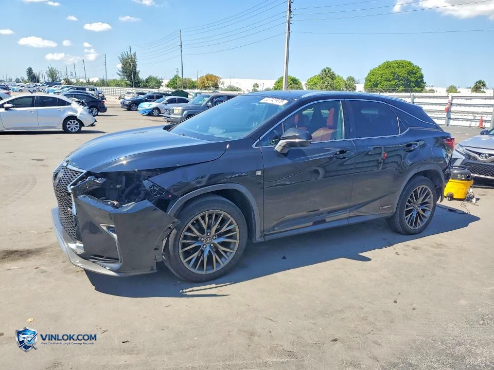 2019 LEXUS RX 450H F SPORT – Lot 52743976 auction photo